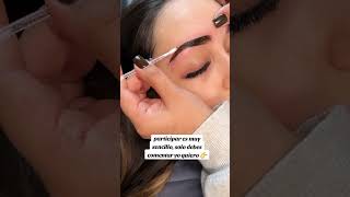 CEJAS PERFECTAS PASO A PASO brows cejas clasesdecejas cursodecejas browsonfleek eyebrowtutoria [upl. by Endo]