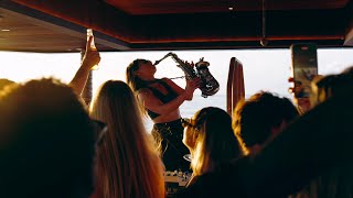 Yarden Saxophone full live set on the Pink Shadow Yacht in St Barth [upl. by Revkah]