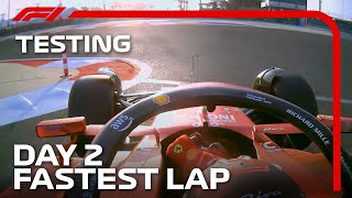 Carlos Sainzs Fastest Lap  Day 2  F1 PreSeason Testing 2024 [upl. by Treboh]