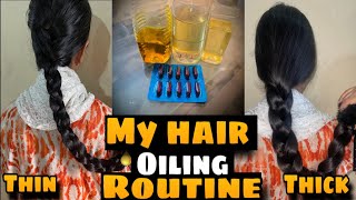 Hair Oiling Routine for Fast Hair Growth  Hair oiling tips  Best technique to apply oil at home [upl. by Emorej28]