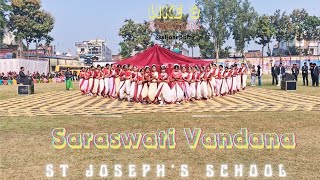 Saraswati Vandana Dance Program St Josephs Fazilnagar Shaheed major Amiy Tripathi ram [upl. by Borries]