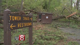 Sleeping Giant State Park destroyed by storm [upl. by Kwon220]