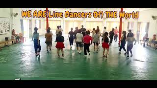 We Are Line Dancers Of The World  Line Dance [upl. by Arbed]