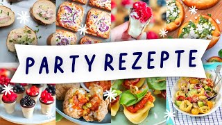 Partysnacks Schnelle Ideen für kalte Fingerfood Rezepte zum Vorbereiten  Leckeres Party Essen [upl. by Georglana607]