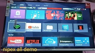 nipex led tv chaina demo miracast [upl. by Anicul]