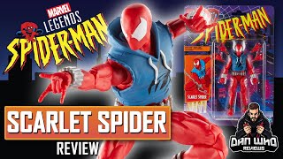 Marvel Legends Scarlet Spider Ben Reilly SpiderMan Retro 2024 Review [upl. by Donaghue]