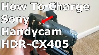 How To Charge Sony Handycam [upl. by Theall]