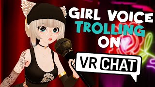 quotI Love Your Voicequot  Girl Voice Trolling On VRChat [upl. by Noslen]