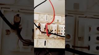 electric switch replacement athome forfree viralvideo viralshorts viralshort budget [upl. by Yznel]