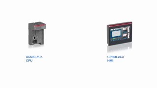 ABB CP600eCo and AC500eCo project example [upl. by Peer]