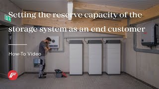 HowTo Video Setting the reserve capacity of the storage system as an end customer [upl. by Adeuga478]