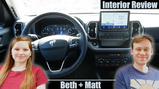 2021 Ford Bronco Sport Outer Banks Interior Review [upl. by Aenyl183]