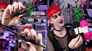 Unboxing New Gemini Crochet Hooks [upl. by Abigael]