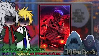 Naruto Family React To Naruto Uzumaki As Ryomen Sukuna  Neglected Au  Gacha Reaction Video [upl. by Tybie696]