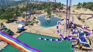 Planet Coaster 2 PCEnglish 24 Career Stage 11  Double Trouble Game kept force me to build [upl. by Flint551]