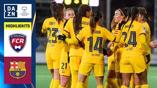 HIGHLIGHTS  FC Rosengård vs Barcelona UEFA Womens Champions League 202324 Matchday 3 [upl. by Bigner]