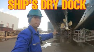 SHIPS DRY DOCK IN HARLINGEN NETHERLANDS WALK AROUND [upl. by Gladwin400]