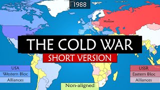 The Cold War  Summary on a Map [upl. by Tristam1]