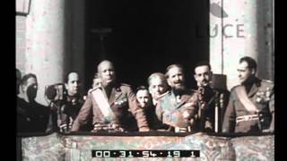 Il Duce presenzia le prime grandi manifestazioni del secondo decennio della Rivoluzione Monza [upl. by Zaneta]