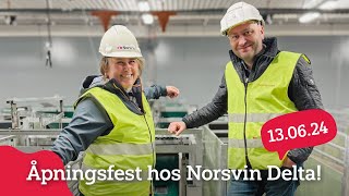 Åpningsfest hos Norsvin Delta på Løten juni 2024 [upl. by Enamrahc]