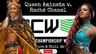 Queen Aminata amp Raché Chanel go to war Womens Pro Wrestling [upl. by Nnylsia]