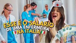 COMO TRABALHAR COMO ENFERMEIRA NA ITALIA E QUANTO GANHAM [upl. by Yung]