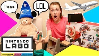 JE FABRIQUE UN AVION  NINTENDO LABO  DELIRES DE MAX [upl. by Fitzger]