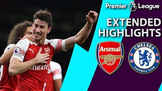 Arsenal v Chelsea  PREMIER LEAGUE EXTENDED HIGHLIGHTS  11919  NBC Sports [upl. by Arelc]