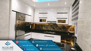 مطبخ جديد😍😍باللون الأبيض وبجودة عالية جدا CUISINE 🤩🤩ALUXTRALUXE 26112021 326 TANGER [upl. by Springer]