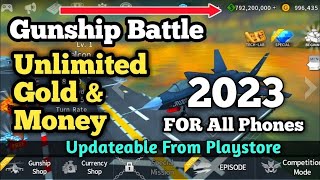 Gunship Battle 2821 Unlimited Gold  dollars  Latest Updatable From Playstore  2023 [upl. by Aiekram]