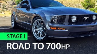 Transforming my Mustang into a Supercar Road to 700  Stage 1 [upl. by Goober]