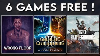 6 GAMES ARE FREE CLAIM NOW   EPIC GAMES FREE GAMES 2022  STEAM FREE GAMES 2022 [upl. by Bocoj564]