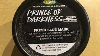 Lush Prince of Darkness fresh face mask [upl. by Connell]