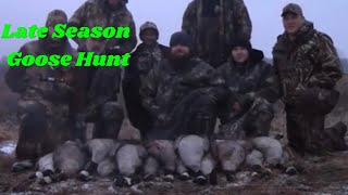 Michigan late season goose hunting [upl. by Enelcaj]