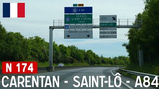 N174 Carentan  SaintLô  A84 Normandy [upl. by Folly420]