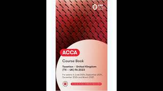 2025 ACCA Exam Workbook  Taxation [upl. by Cozmo]