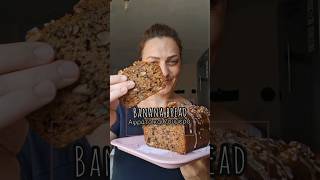 Σχολικά σνακ Αφρατο και ζουμερό banana bread evicita foodblogger [upl. by Iahc184]