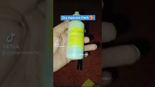 dry mascara hack ☺️shortvideo viral youtubeshorts trending shorts short [upl. by Hgielyk]