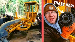 1960s Galion 503 Road Grader Restoration Paint  Transmission Troubles Pt10 [upl. by Possing]