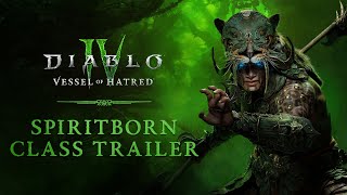 Diablo IV  Vessel of Hatred  Spiritborn Class Trailer [upl. by Fiedler]