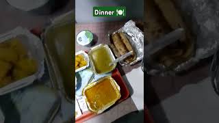 Rajdhani lo dinner 🍽️ youtubeshort yt youtubeshorts ytshorts jaikisansrinu trending [upl. by Haleigh]