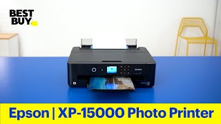 Epson Expression XP15000 Wireless Photo Printer Demo  from Best Buy [upl. by Sucerdor]