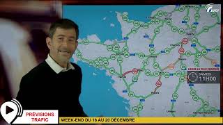 PRÉVISIONS TRAFIC  Vacances de Noël  Weekend du 18 au 20 décembre 2020 [upl. by Nesiaj]