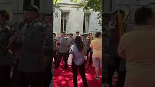 Königgrätzer March 🇩🇪German Army Band at Steuben Parade 2024 army soldier military parade march [upl. by Ffej]