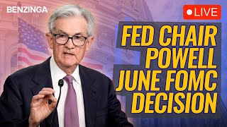 🔴WATCH LIVE Jerome Powell Speaks FOMC Press Conference  June 12th 2024 [upl. by Choo]