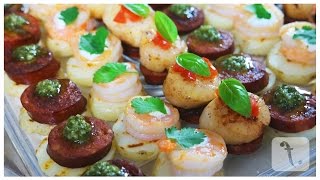 Simple Canapés  FoodPoint [upl. by Meagan192]