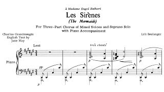 Lili Boulanger  Les Sirènes 1911 [upl. by Koser370]