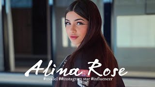 Alina Rose Brazilian model  Instagram sensation  influencer  Bio amp info [upl. by Ruddy]