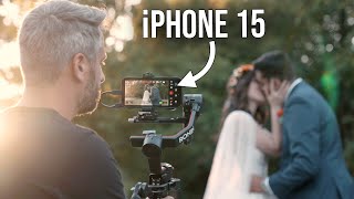 Can We Film a WEDDING With an iPhone 15 [upl. by Yatnohs]