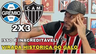 REACT GRÊMIO 2 X 3 ATLÉTICOMG  VIRADA HISTÓRICA DO GALO BRASILEIRÃO 2024 [upl. by Nani8]